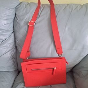 Rothys bright poppy  crossbody "orange"bag
